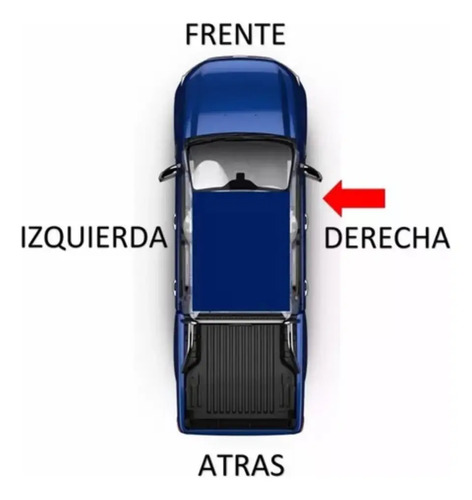 94-00 Mazda Pick Up Manija Exterior Lado Derecho Plastico Ne