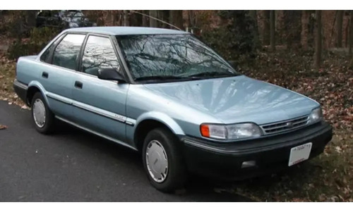 88-92 Toyota Corolla Manija Interior Cafe Lado Izquierdo Mar
