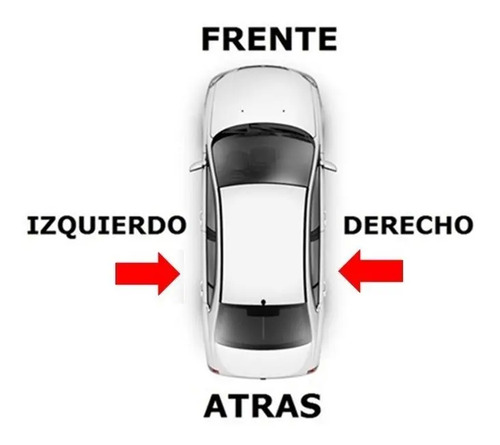 92-95 Honda Civic Par Manijas Exteriores Traseras 2 Piezas N