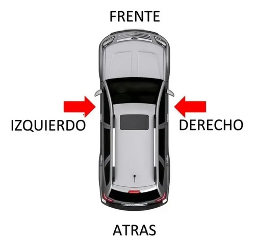 91-01 Ford Explorer Par De Manijas Interiores 2 Piezas Delan