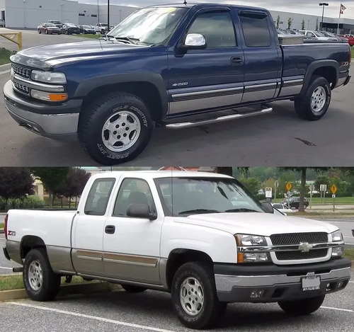 99-06 Silverado Manija Exterior Cabina Extendida Derecha Neg