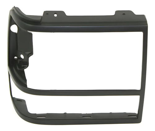 89-92 Ford Ranger Bisel Faro Delantero Negro Derecho Negro