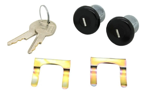 65-91 Chevrolet Silverado Chapas Para Puertas Llaves Negro