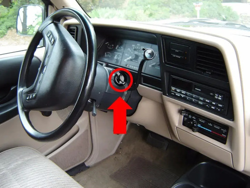 84-92 Ford Ranger Switch De Encendido Con Llaves Color Negro