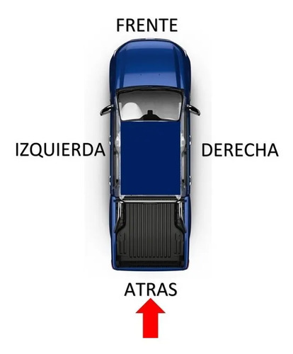 00-06 Toyota Tundra Manija Exterior Tapa Trasera Corrugada