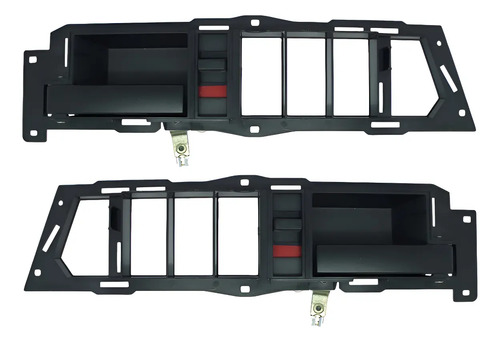 88-94 Chevrolet Silverado Par Manijas Interiores Negro 2 Pzs
