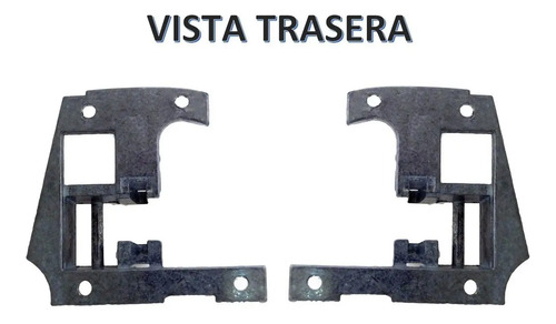 00-06 Vw Pointer Par Bases Manija Interior Metalica 2 Piezas